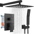 thumbnail image 2 of Sistema de Ducha,Regadera Negra para Baño,Ducha de Baño,Grifos Ducha Empotrados Set,Regaderas para Baño Modernas,Sistema de Ducha Mezclador con Válvula Sin Presión,Negro Mate, 2 of 7