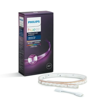 

Philips Philips 555326 Hue LED Smart Lightstrip Plus Extension White and Color Ambiance 40 inch