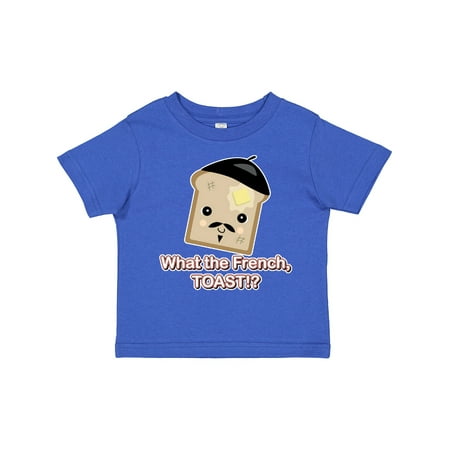 

Inktastic Funny Cute Kawaii What the French Toast Design Gift Toddler Boy Girl T-Shirt