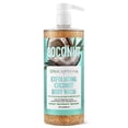 thumbnail image 1 of Spascriptions Gel de baño exfoliante de coco con jabón negro africano y azúcar moreno para refrescar y rejuvenecer 33 oz, 1 of 5