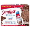 thumbnail image 1 of SlimFast Meal Replacement Shake, Original Creamy Milk Chocolate, 10g of Ready to Drink Protein for Weight Loss, 11 Fl. Oz Bottle, 8 Count, 1 of 5