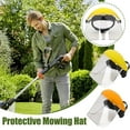 thumbnail image 3 of Protective Face Garden Grass Hat Adjustable -mounted P1h4 Face Screen Hat Trimmer, 3 of 8