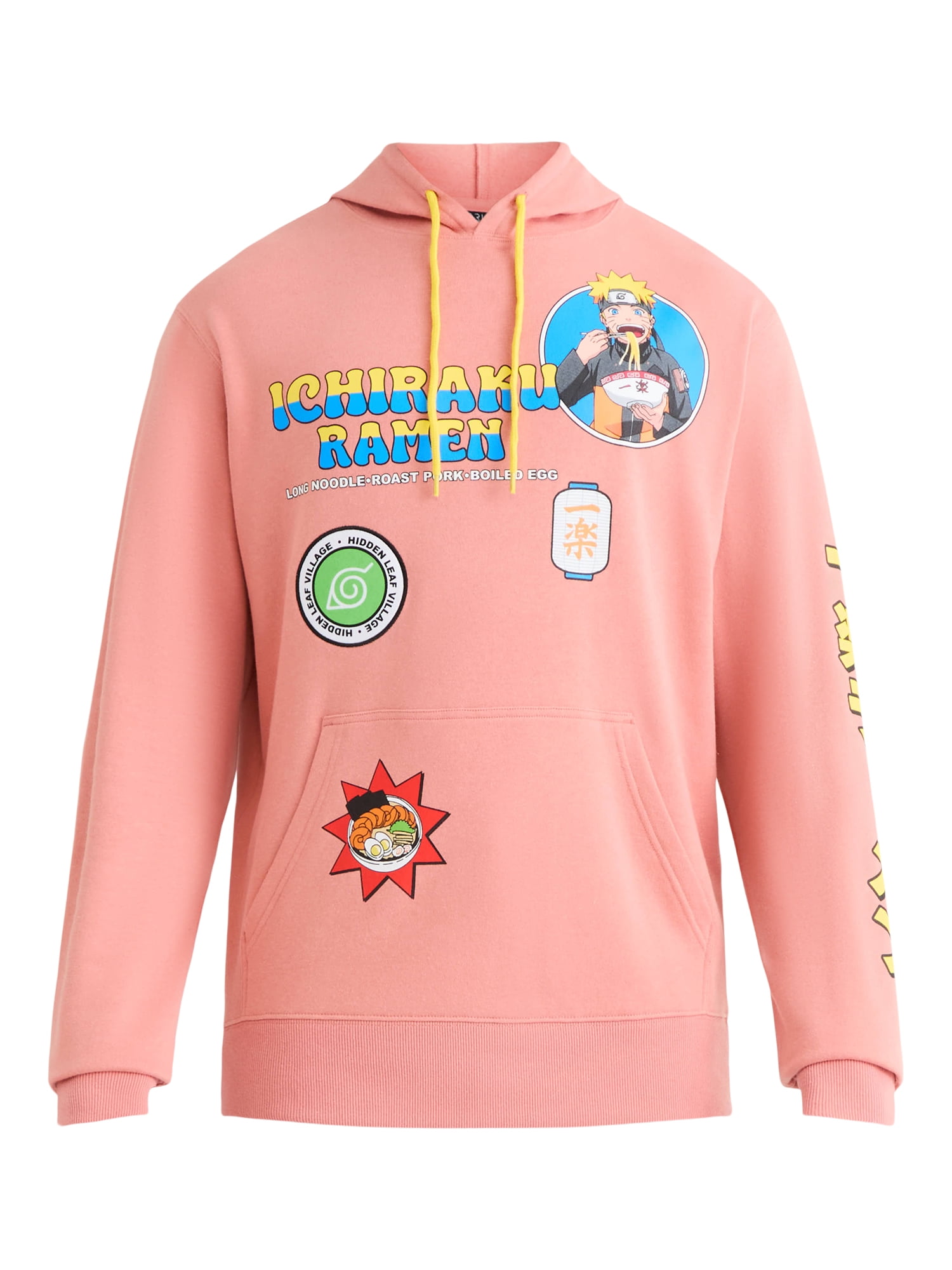 Naruto Men's & Big Men's Graphic Hoodie with Long Sleeves, Sizes XS-3XL