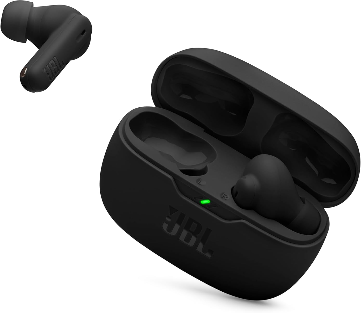 Open Box JBL Vibe Beam 2 - True Wireless Noise Cancelling Earbuds - Black