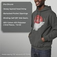 thumbnail image 6 of Women's Coca Cola Polar Bear Pull Over Hoodie Charcoal Heather 2X Large, 6 of 10