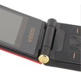 thumbnail image 4 of Flip Phone Unlocked for Seniors 2G GSM Phone with Backlight Large Buttons High Volume Dual Screen Dual SIM Card 5900mAh 100‑240V Red US Plug, 4 of 4
