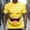 Yellow, variant on Men's Funny Elderly T-shirt Short Sleeved T-shirt Round Neck Shirt Casual Daily Street Top Men's Top