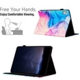 thumbnail image 2 of Smart Case for Lenovo Tab M9 9.0" 2023 Marble Pattern, Premium PU Leather Kickstand Magnetic Wallet Folio Flip Auto Sleep / Wake Case with Card Slots & Elastic Band & Pencil Holder, B, 2 of 5