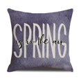 thumbnail image 1 of Book Hot Deals! Nouveau Coussin de Canapé Lavande en Lin Imprimé Lettre Housse de Coussin, 1 of 6