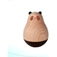 thumbnail image 3 of Panda Wooden Wobbler Crafts Wobbling Chiming Rolling Baby Toy para escritorio junto a la cama, 3 of 5