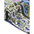 thumbnail image 6 of DARING DIVA Women's Plus Soft Boho Floral Print V Neck  Summer Blouses 4X Deep Blue, 6 of 6