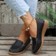 thumbnail image 2 of Women's Summer Round Toe Flat Shoes Simple Casual Low Top Shoes for Driving and Walking, 2 of 5