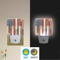 thumbnail image 5 of Flag Pattern Patchwork LED Night Light with Smart Sensor Plug Into Wall Dusk to Dawn 2 packs, 5 of 7
