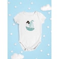 thumbnail image 3 of Happy Cat Pirate Green Sailboat Bodysuit Infant -Image by Shutterstock,  18 Months, 3 of 4