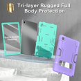 thumbnail image 2 of KOMI Étui pour Galaxy Tab A8, pour Samsung A8 10.5 Étui pour Tablette avec Protecteur d'Écran/support, Étui Robuste Antichoc et Résistante pour Protection pour Étui Samsung Galaxy Tab A8 de 10.5 Pouces (SM-X200/X205/X207), 2 of 5