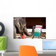 thumbnail image 1 of Elephant Wall Mural by Wallmonkeys Peel and Stick Graphic (18 in W x 12 in H) WM240202, 1 of 4