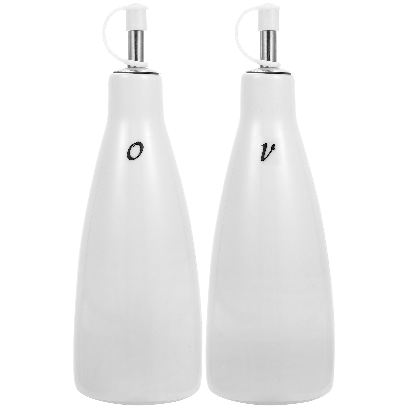 NUOLUX Oil Dispenser Bottle Vinegar Sauce Olive Ceramic Bottles