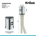 thumbnail image 3 of KRAUS Dishwasher Air Gap in Chrome, 3 of 6