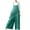Green, variant on Women's Summer New Women's Casual Color Collar Loose Suspenders Jumpsuit