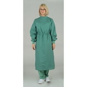 Medline Tunnel Belt Surgeons Gown,Jade Green,M 606MJSM