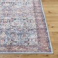thumbnail image 2 of Hauteloom Mette Living Room, Bedroom Machine Washable Area Rug - Traditional - Denim, Dark Red, Black - 6'7" x 9', 2 of 6