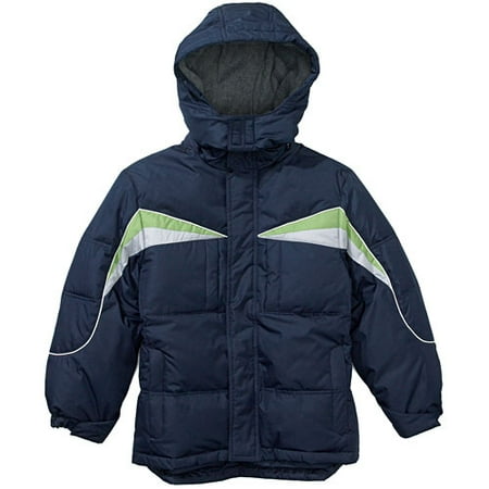 Boys' Detachable-Hood Down Jacket