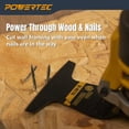 thumbnail image 4 of POWERTEC Oscillating Tool Blade 5pc Set – Bi-Metal & Carbide Multitool Blades for Cutting Wood, Metal, Nail-Embedded Wood, Drywall, Cement Board and Plastic (14500N), 4 of 10