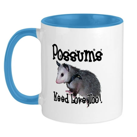 

CafePress - Possums Need Love Mug - Ceramic Coffee Tea Novelty Mug Cup 11 oz