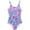 K/Purple Mermaid Fish Scale, variant on 2-8T Girls One Piece Swimsuits Summer UPF 50+ Beach Bathing Suit Strap Swimwear