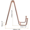 thumbnail image 2 of uxcell Plate Stand for Display, 2Pcs 4.3 Inch Iron Easel Plate Holder Display Stands Metal Decorative Plates for Picture Photo Book, Rose Gold, 2 of 5