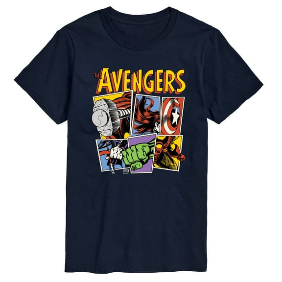 Marvel - Avengers Grid Retro - Men's Short Sleeve Graphic T-Shirt