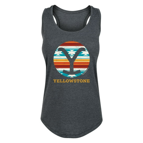 Yellowstone - Y Brand Western Blanket - Women's Racerback Tank Top