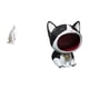 thumbnail image 5 of Figura coleccionable de pingüino, escultura de gato, artesanía, adorno decorativo, estatua de animal de resina, arte, cuenco para llaves de entrada, c, 5 of 8
