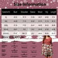 thumbnail image 3 of Christmas Dresses for Women Plus Size Women's Gradient Print Casual Spring/Autumn Pocket Round Neck Long Sleeve Dress with Vintage Christmas Print for Holiday Wear,Vermilion,2XL, 3 of 6