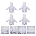 thumbnail image 6 of Eease White Napkin 4pcs Cotton Cloth Napkins Table Napkins Restaurant Dinner Wedding Banquet Decor,13.78"X13.78"X0.04", 6 of 11