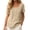P909 Beige, variant on Tfken Summer Tshirts For Women Short Sleeve Crew Neck Tops Tees Casual Baggy T-Shirts Ladies Soft Clothes Outerwear Size L Beige