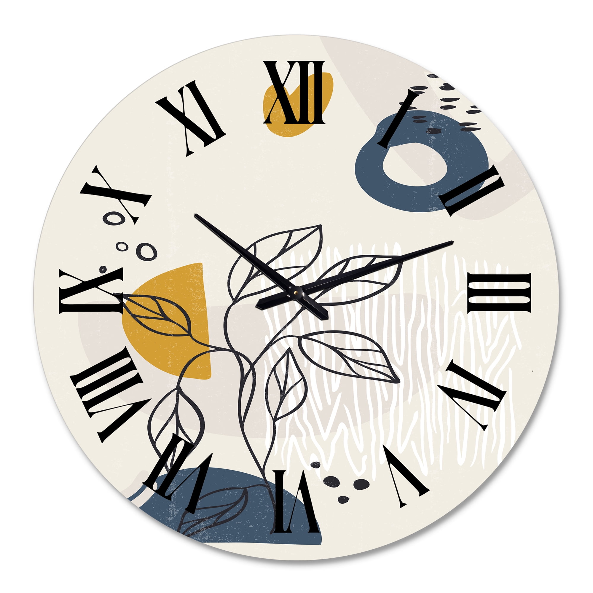 Designart 1 in Modern,Contemporary Wall Clock