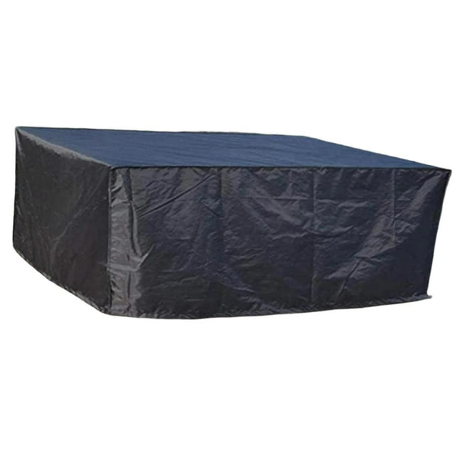 Funda para muebles de patio, resistente al viento, seccional, para exteriores, para invierno, para mesa de comedor, sofá exterior