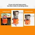 2 in 1 Portable Propane Heater & Stove, Outdoor Camping Gas Stove Camp
