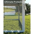 thumbnail image 6 of Twister.CK Pop Up 12x12 Gazebo, Canopy Tent with Mosquito Netting, One Push Setup Party Tent for Backyard Patio Garden with 4 Sand Bags, Green, 6 of 9