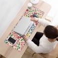 thumbnail image 3 of Long Mouse Pads for Desk,Pioneer Flower Floral Print Pattern Desk Mats on Top Of Desks, Desk Mouse Pad Extra Large with 3mm Non-Slip Base and Stitched Edge for Gaming,Office,Work,Home 31.5"x11.8", 3 of 6