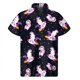 thumbnail image 3 of Camisas hawaianas con estampado 3D de astronauta para hombre, camisas con solapa de astronauta, camisetas holgadas con botones para la calle, blusas de manga corta, 3 of 5