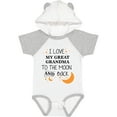 thumbnail image 3 of Inktastic I Love My Great Grandma to the Moon and Back Boys or Girls Baby Bodysuit, 3 of 5