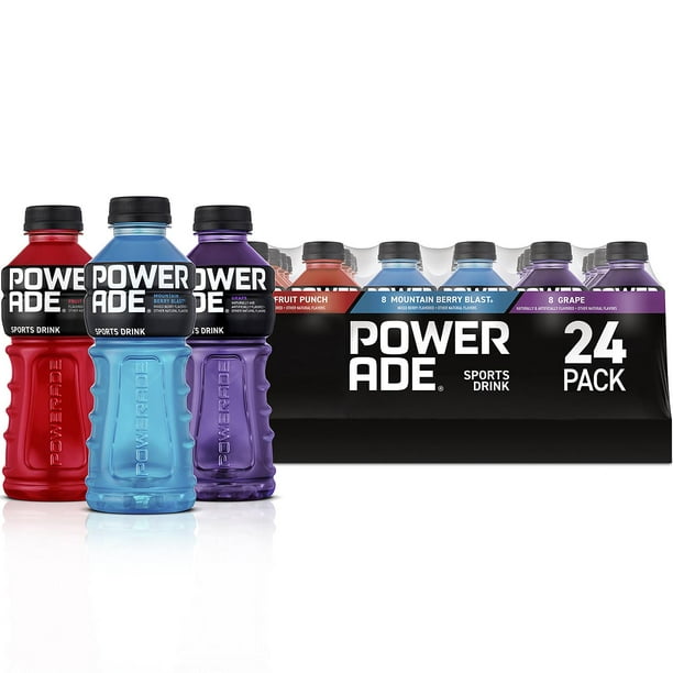 Powerade Sports Drink Variety Pack (20 Ounce bottles, 24 Count