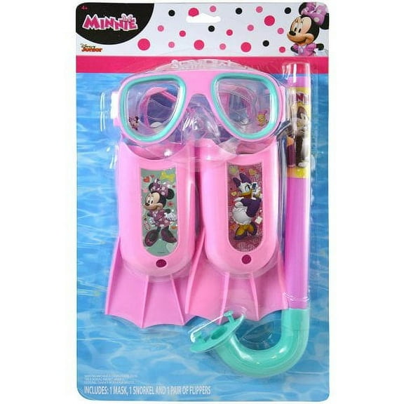 Minnie 3 pc Swim Set on Blister Card