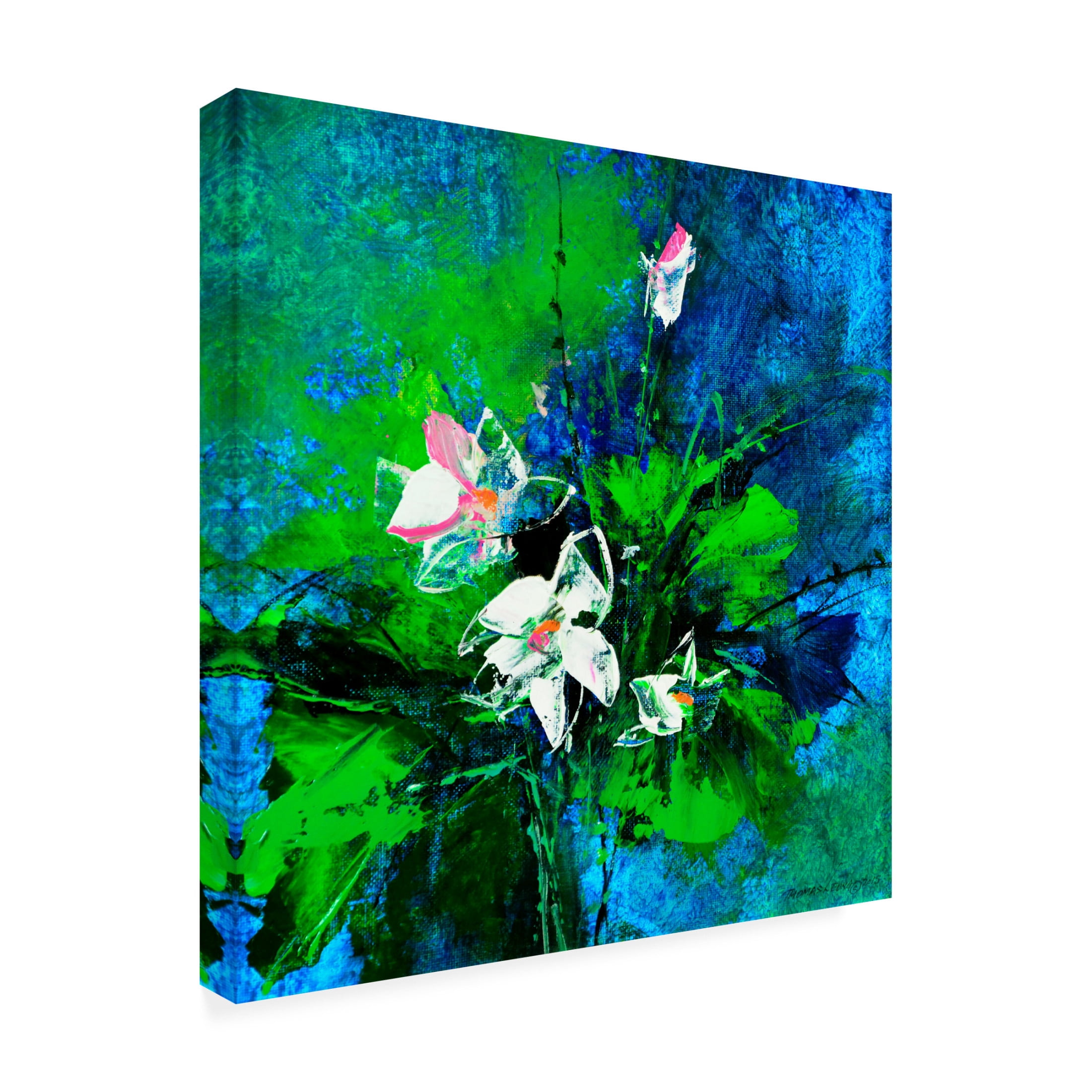 Canvas Wall Art - Thomas Leung 'Gentleman II' Wall Art for Living Room, Bedroom, or Office Décor by Trademark Fine Art - 18 x 18 Inches