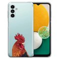 thumbnail image 1 of WIRESTER Transparent Soft Gel TPU Clear Case Slim Protective Cover for Samsung Galaxy A13 5G 6.5" 2021, Rooster Chicken, 1 of 1
