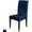 Navy Blue, variant on Burnt Orange Dining Chair Cover Set of 4,Stretch Chair Protectors Slipcover,Spandex Kitchen Chair Seat Back Cushion Slip Cover for Dining Room,Party,Hotel Geometric Minimalist
