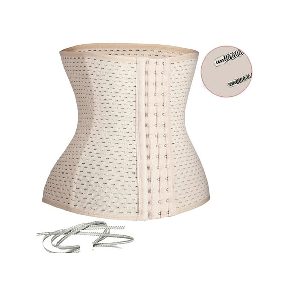 SHCKE Women Waist Trainer Corset Women Workout Trimmer Sweat Sports Girdle Belt Body Shaper