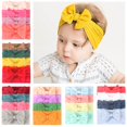 thumbnail image 2 of Conjunto de 3/4/6 unidades de lazos bonitos, diadema para bebé, turbante de Color sólido, bandas elásticas para el pelo para recién nacidos, accesorios para el cabello suaves para niñas Tan Jianjun  unisex, 2 of 2